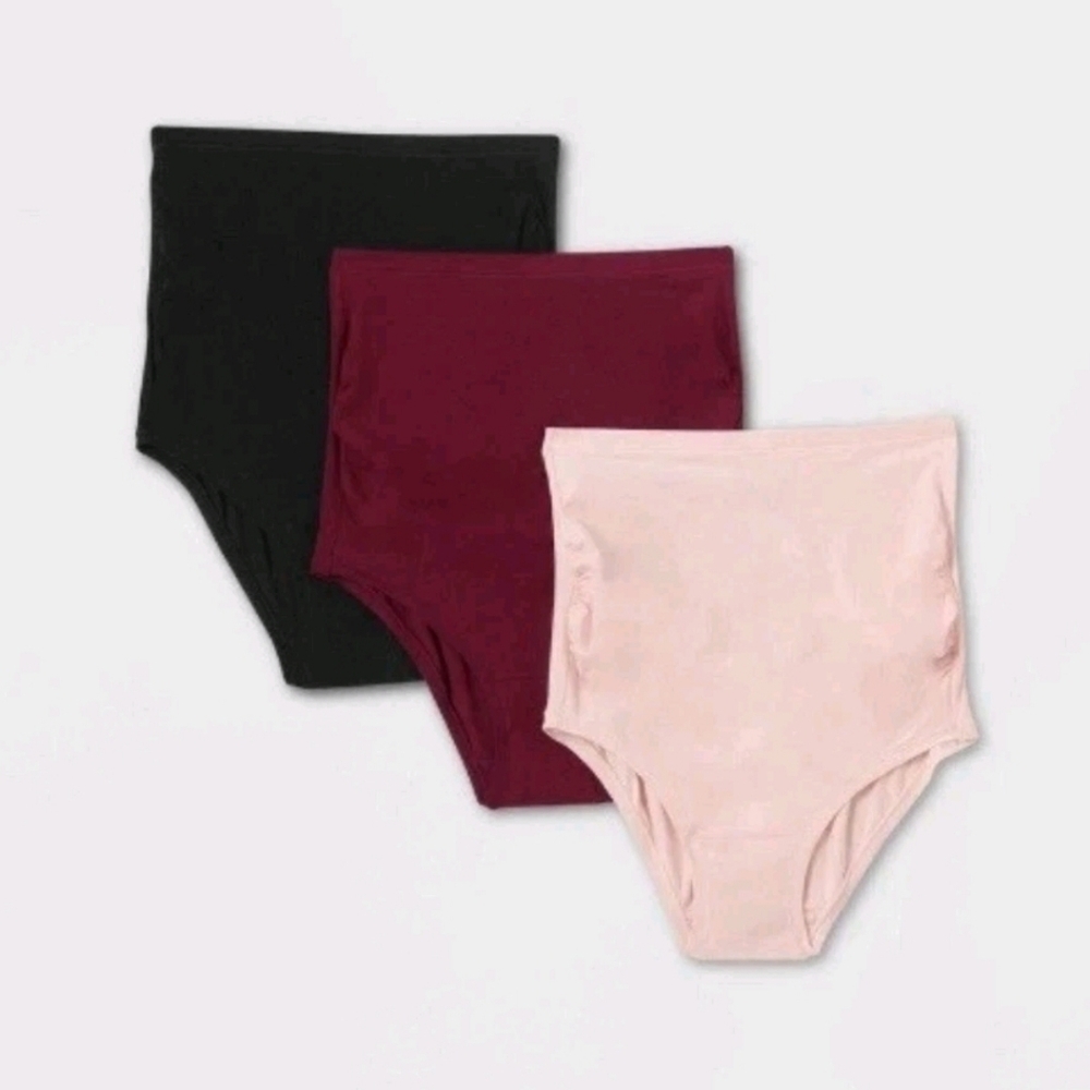 Auden 3pk Maternity Over The Belly Stretch Cotton Blend Briefs NWT Suze: XS(0-2)